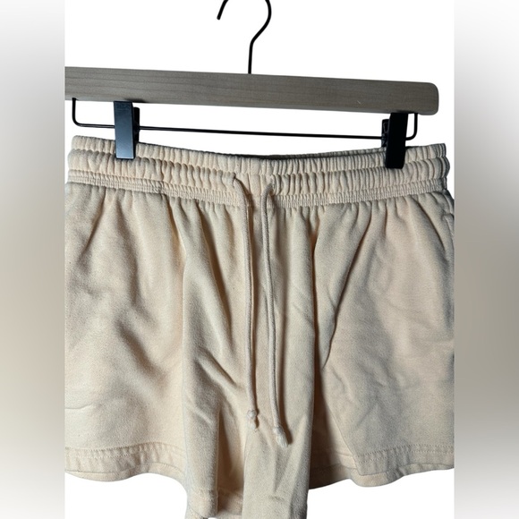 Aeropostale Lounge Shorts Women’s Size S Beige Drawstring Waist - Picture 3 of 6